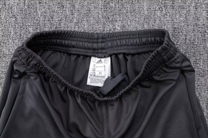 23-24 Real Madrid Gray Half-Zip Jacket Suit