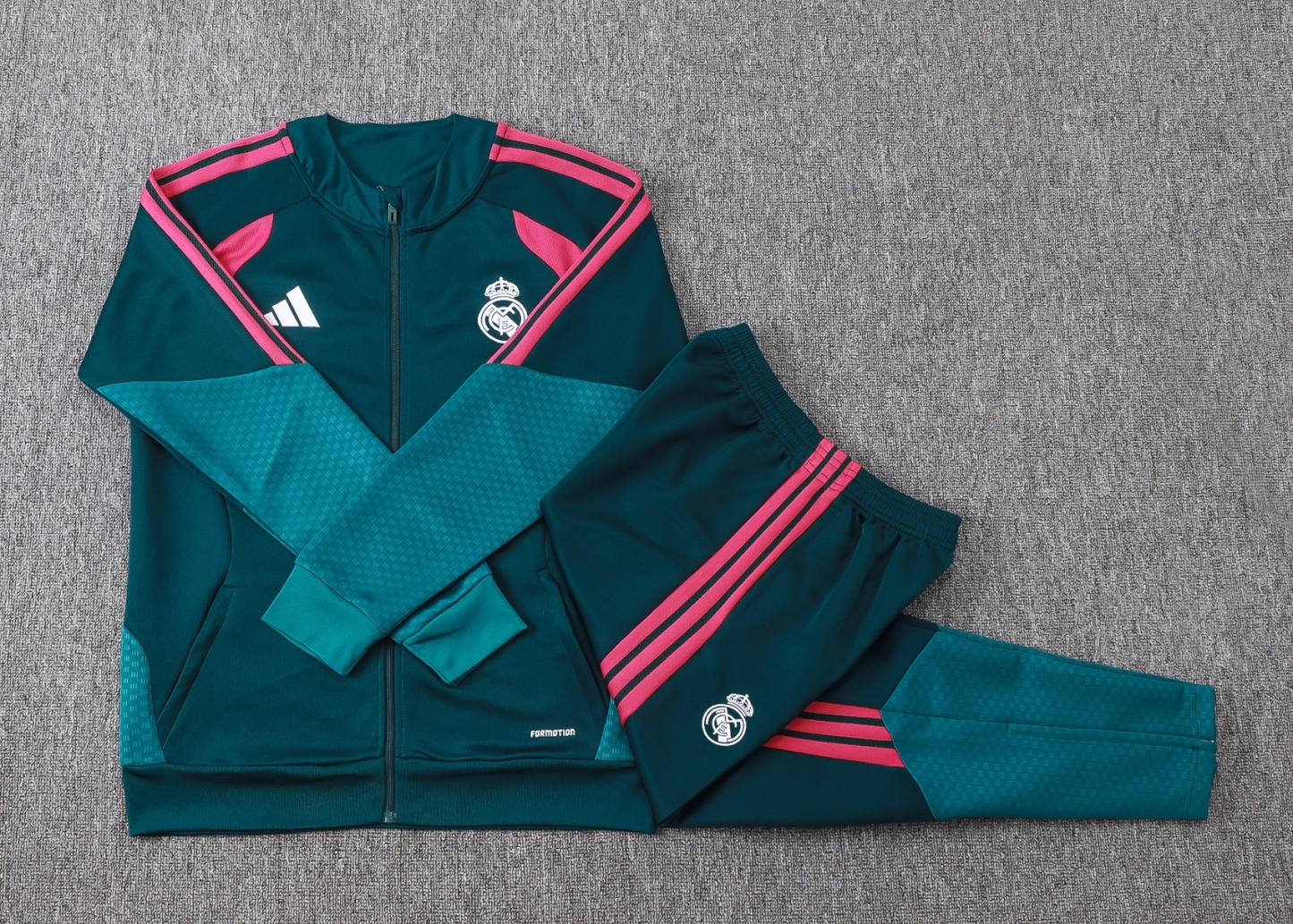 [Copy]26/27 re@l Medrid dark green Full-Zip Jacket Suit