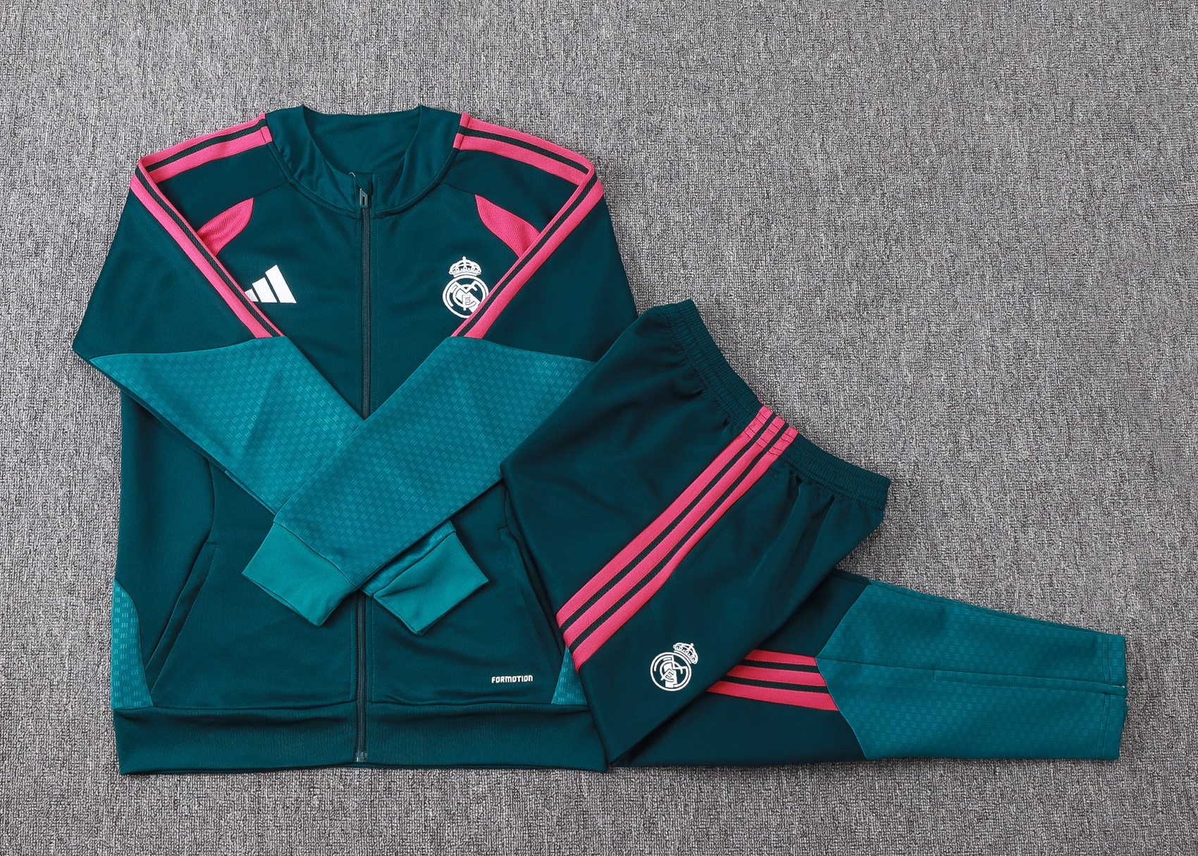[Copy]26/27 re@l Medrid dark green Full-Zip Jacket Suit