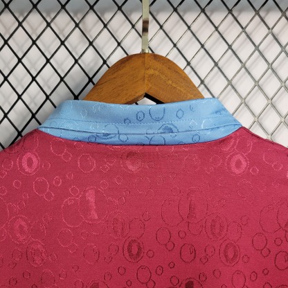 Retro 1995-97 West Ham Long Sleeves Home S-XXL