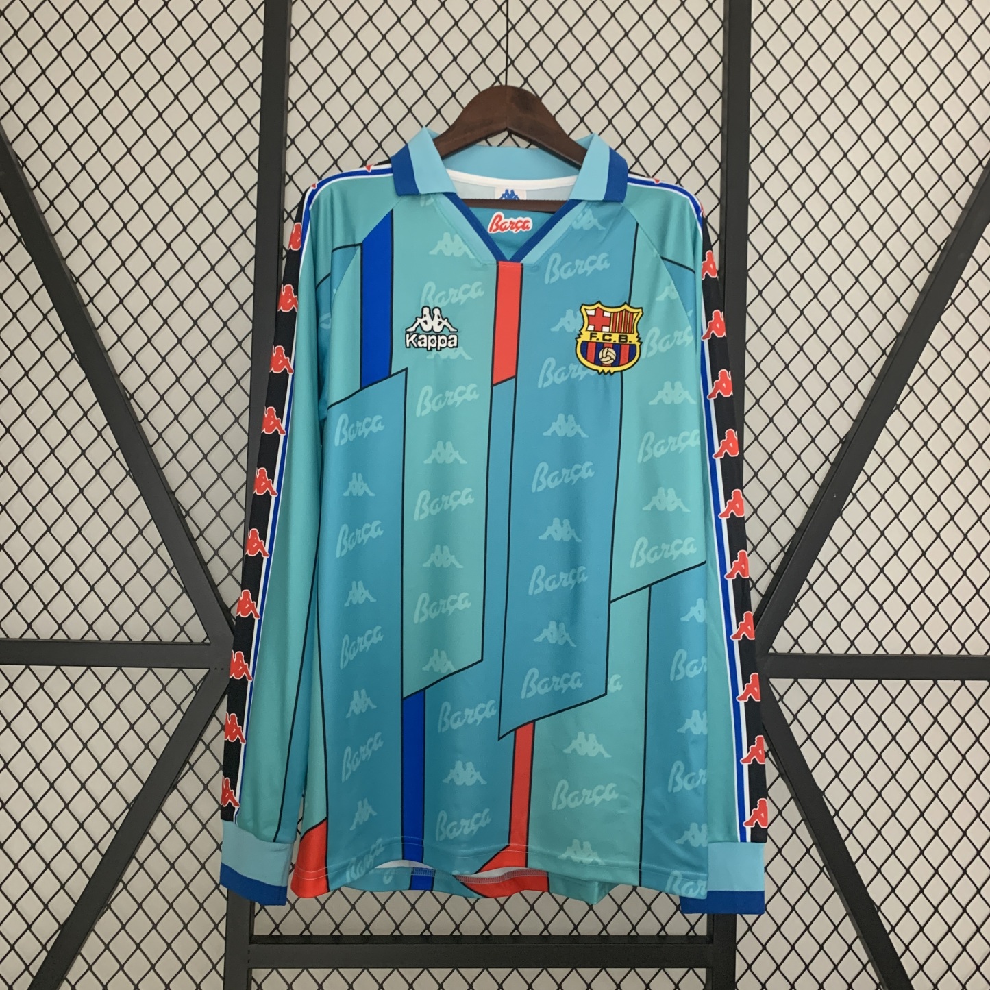 Retro long sleeve Barcelona 96/97 away S-XX