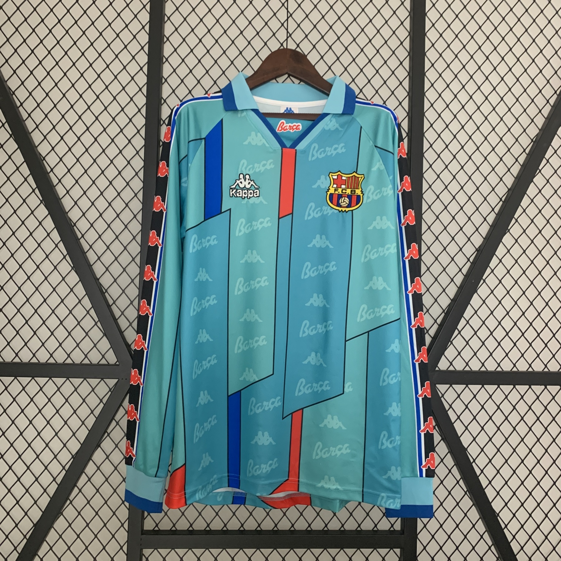 Retro long sleeve Barcelona 96/97 away S-XX