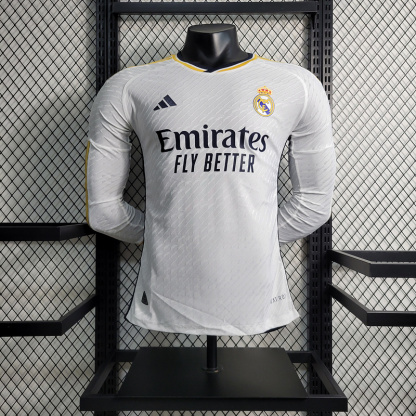 23-24 Players Real Madrid's home long-sleeved size S-XXL