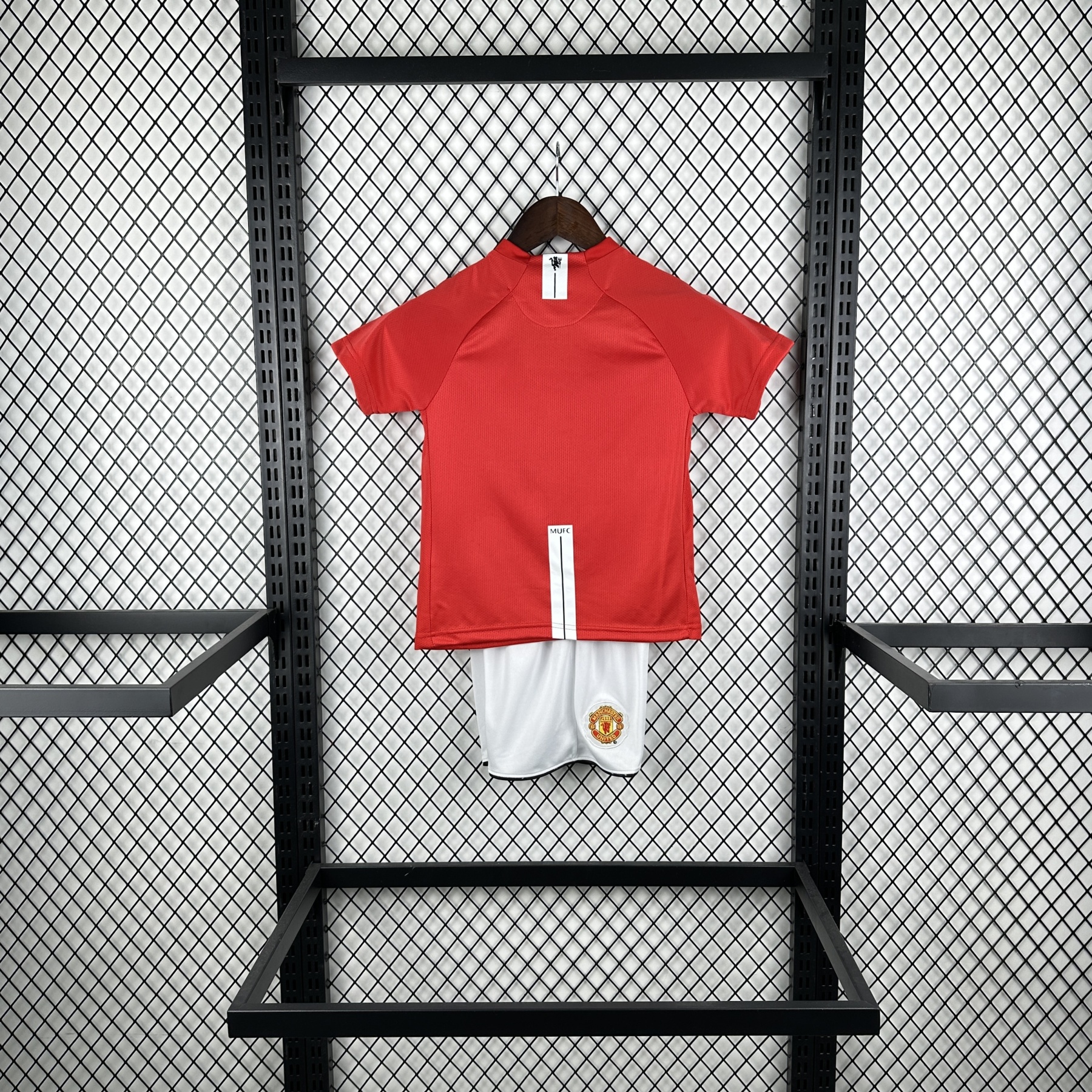 07/08 Manchester United home UCL retro kids version size 16-28