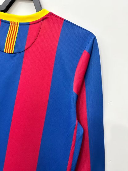 Retro Barcelona 10-11 long sleeve home S-XXL