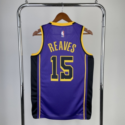 2023 NBA Los Angeles Lakers Purple version S-XXL