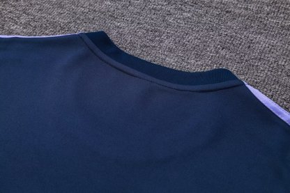 2324 Real Madrid Royal Blue Round Neck Suit