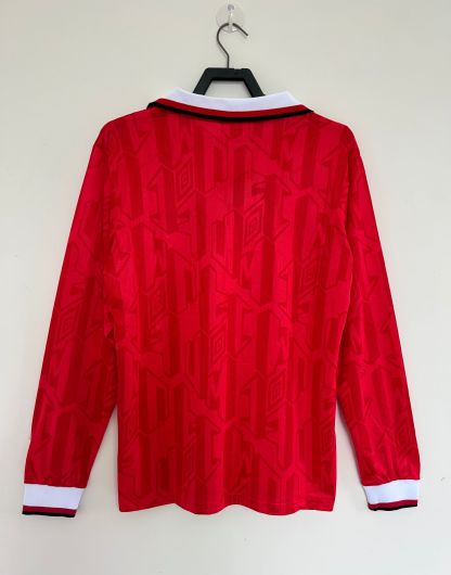 1992-93 Manchester United  Home Long Sleeve retro version S-XXL
