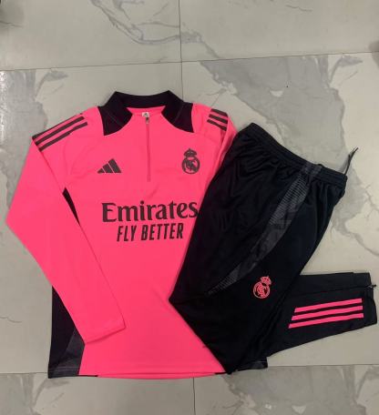 24/25 re@l Medrid fluorescent pink Half-Zip Jacket Suit