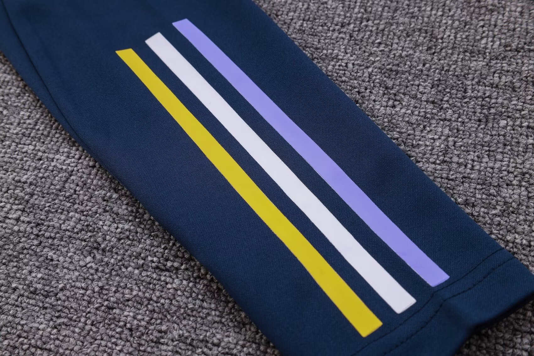 23-24 Real Madrid royal blue Half-Zip Jacket Suit