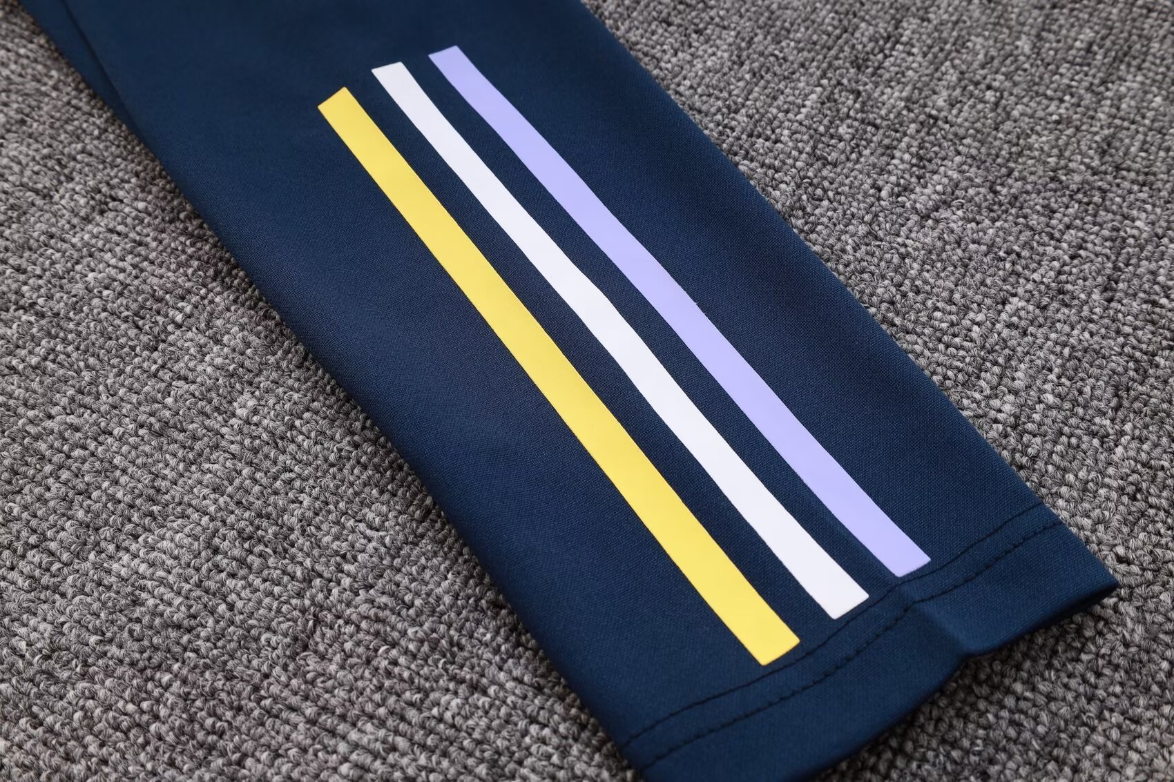 23-24 Real Madrid white Half-Zip Jacket Suit