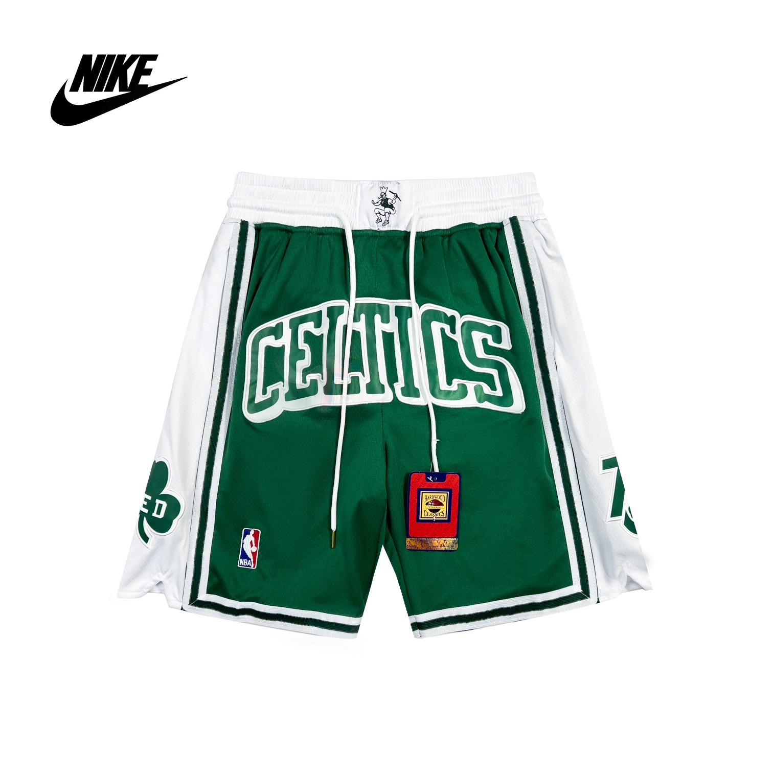Celtics embroidered basketball shorts