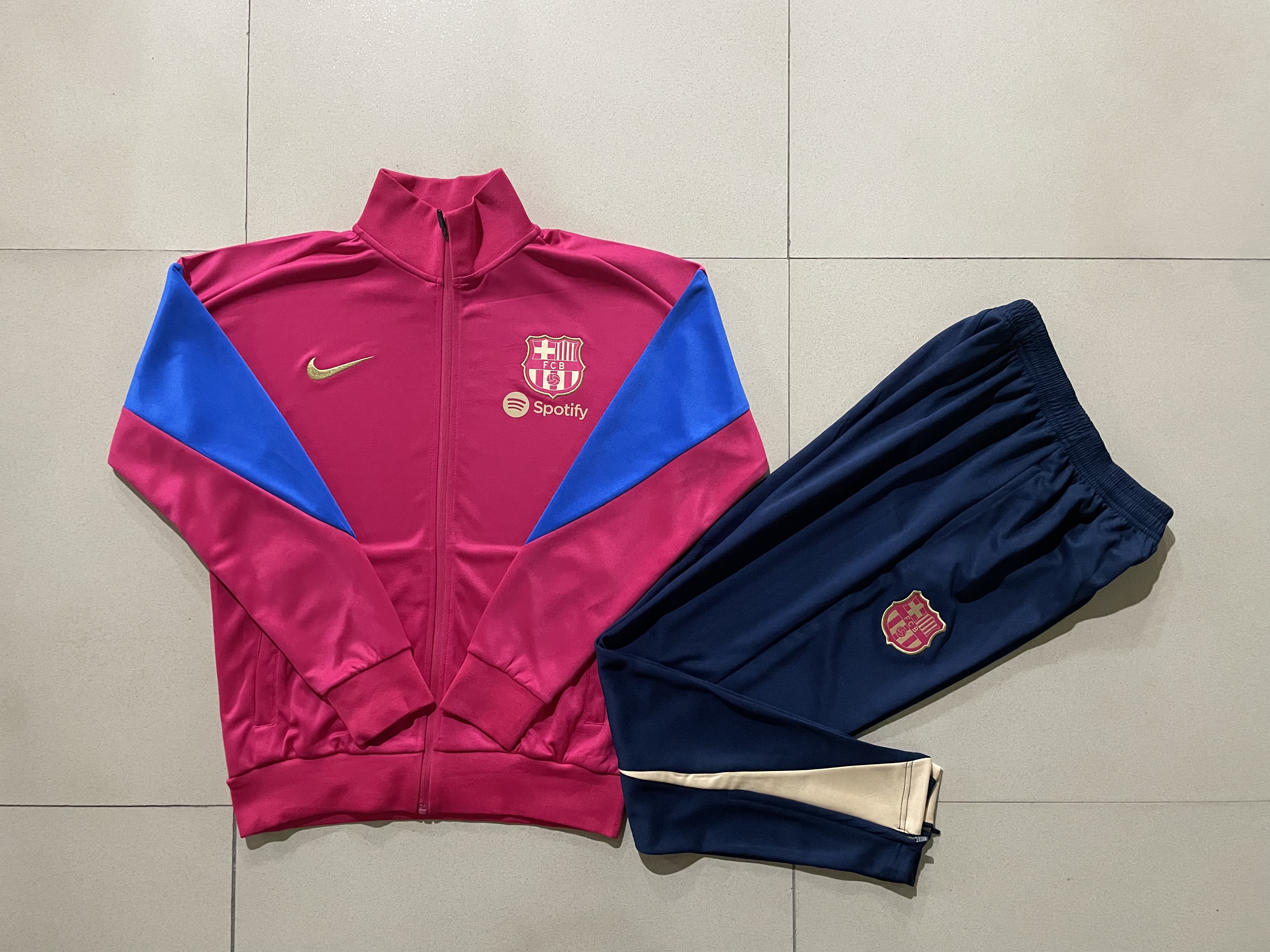 24/25 Barcelona Red Full-Zip Jacket Suit