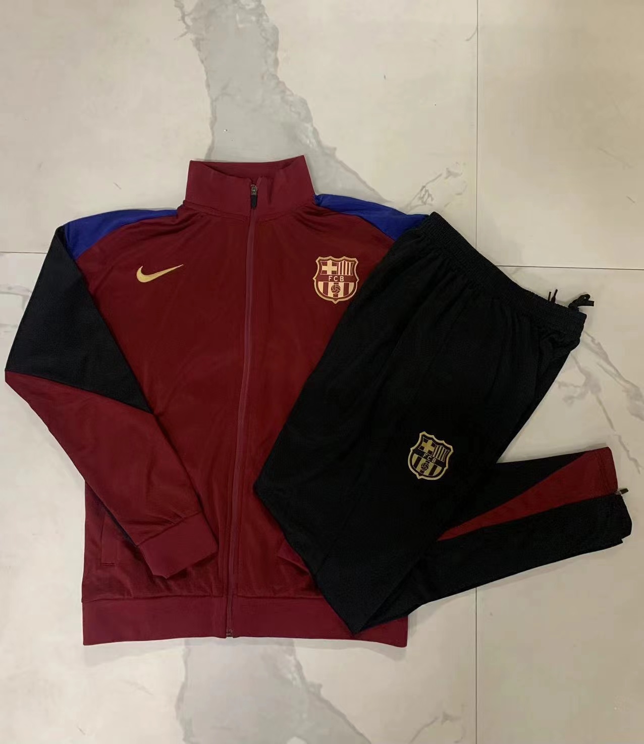 24/25 Barcelona red Full-Zip Jacket Suit