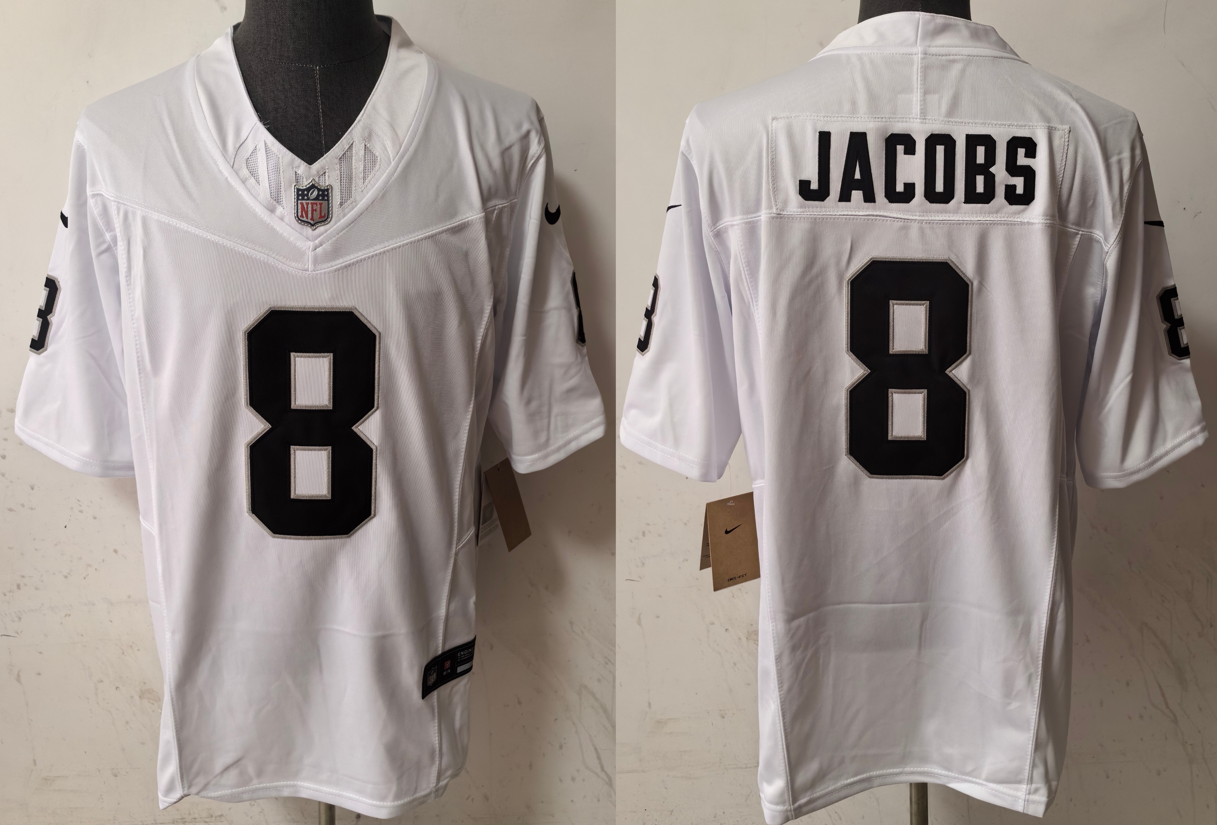 2024 Las Vegas Raiders white S-3XL