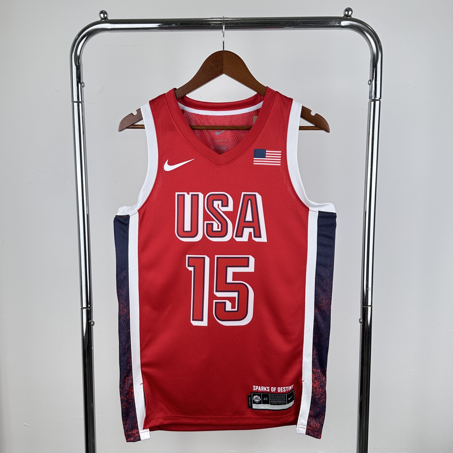 2024 Olympic Games USA America Top hot-pressing red S-XXL 