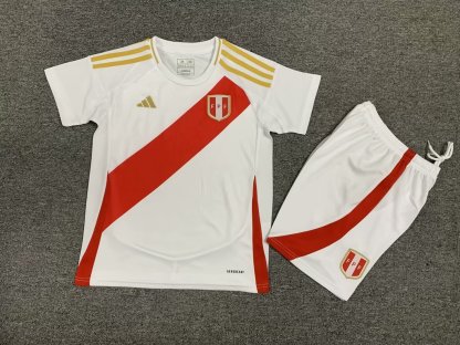 24/25 Peru home kids version size 16-28