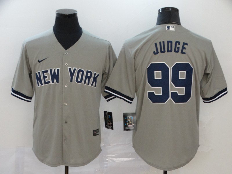 2025 MLB New York Yankees grey S-3XL