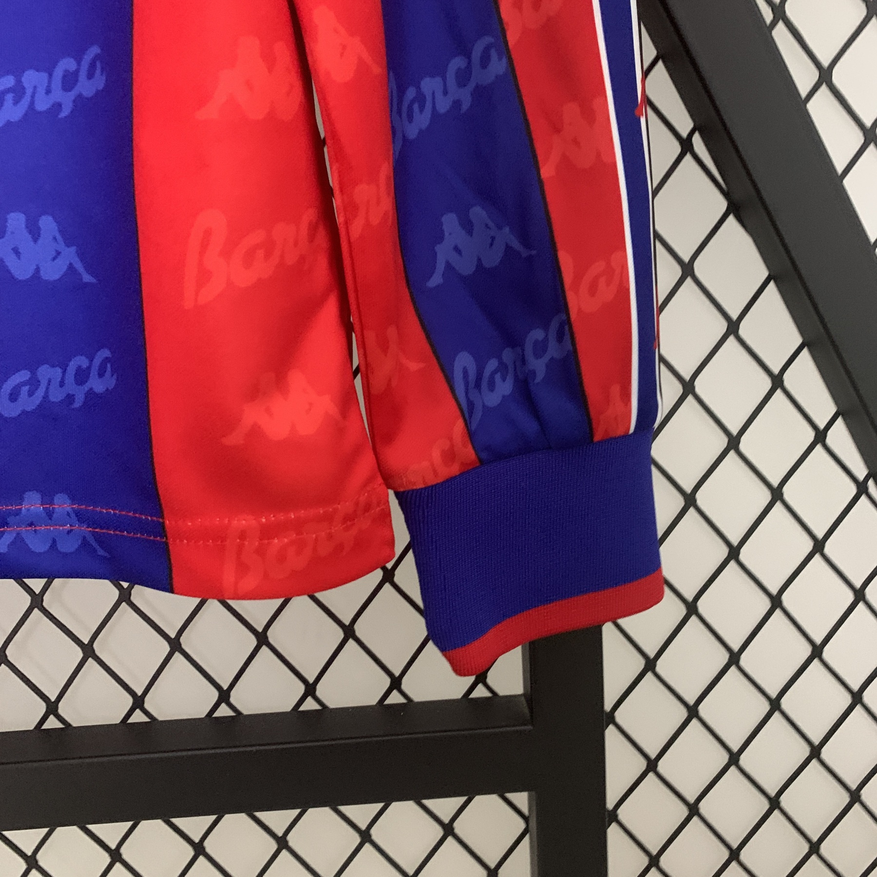 Retro long sleeve Barcelona 96/97 home S-XXL