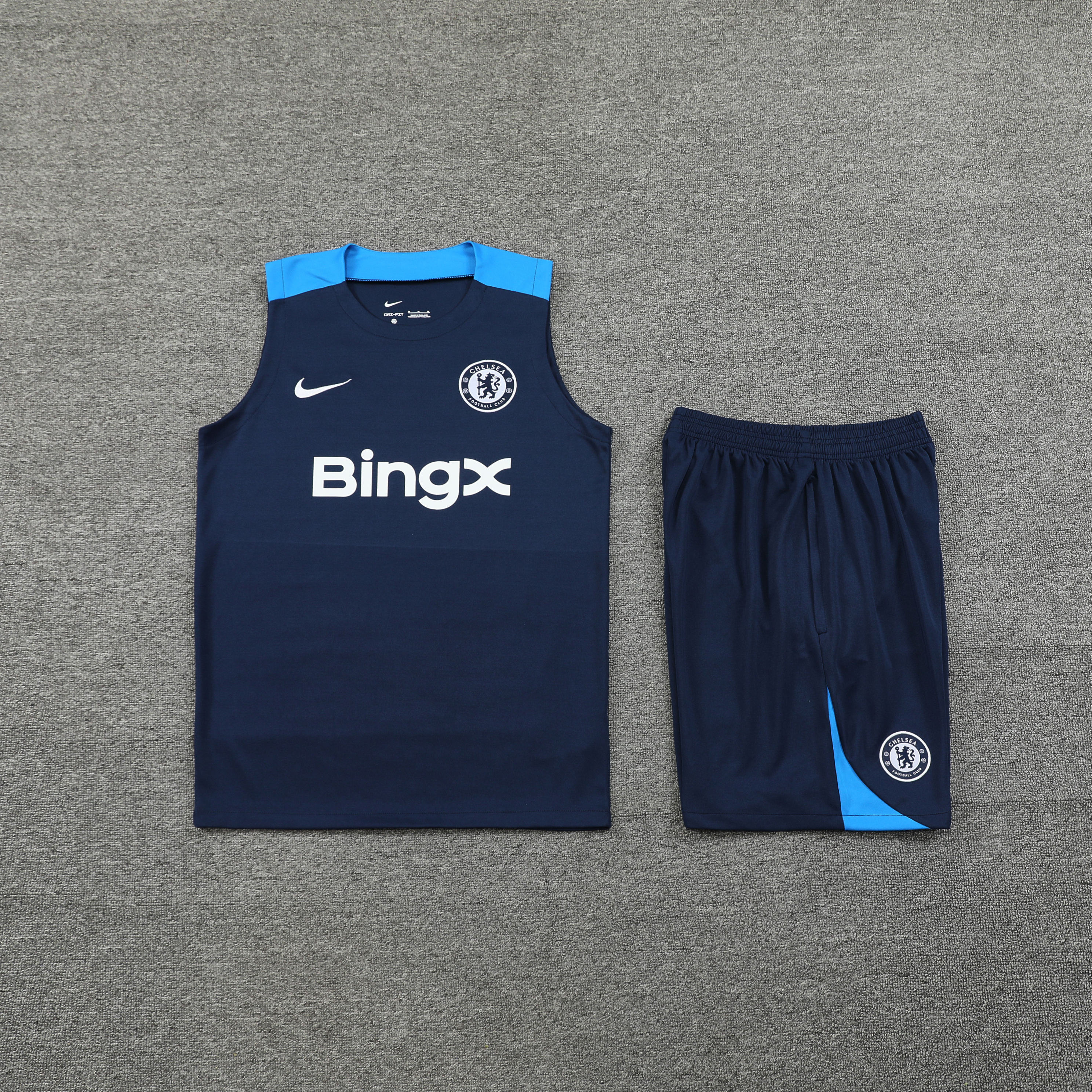 24/25 Chelseα training black- blue vest set fan version S-XXL
