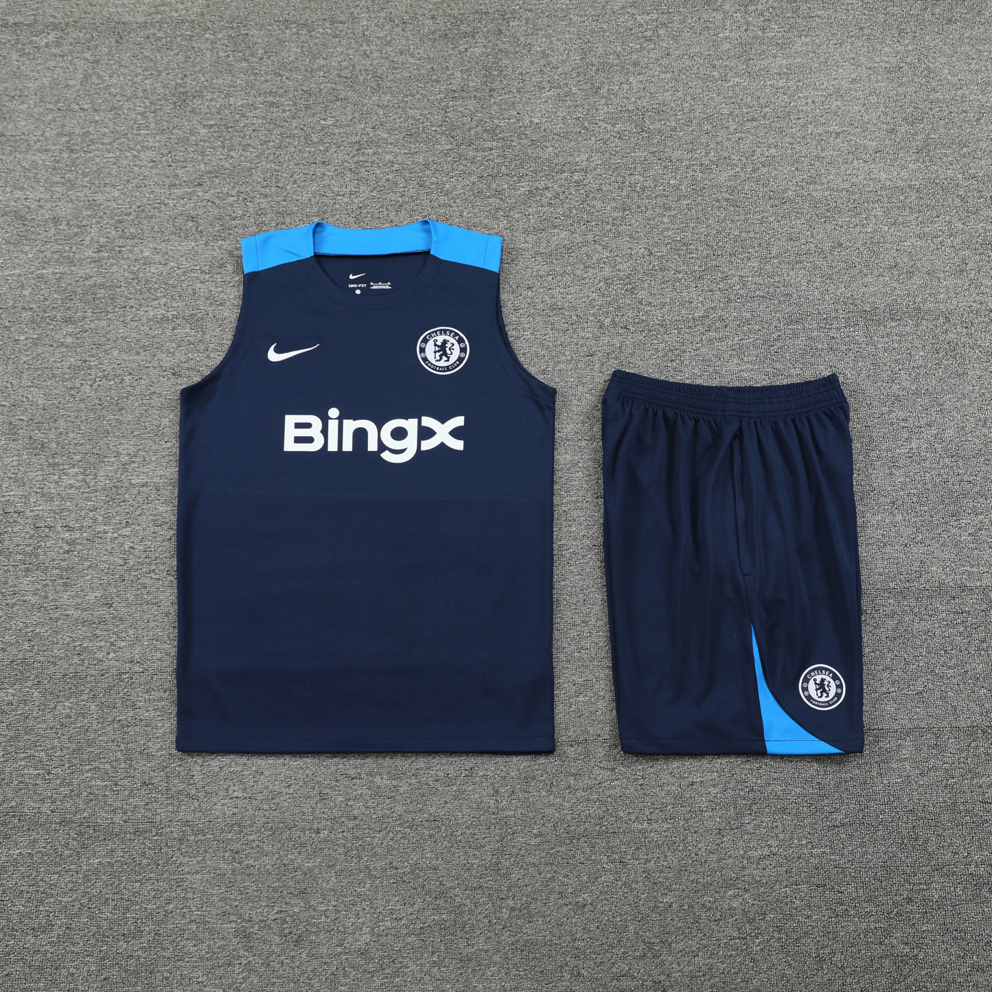24/25 Chelseα training black- blue vest set fan version S-XXL