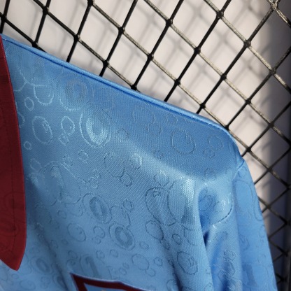 Retro 1995-97 West Ham Long Sleeves away S-XXL