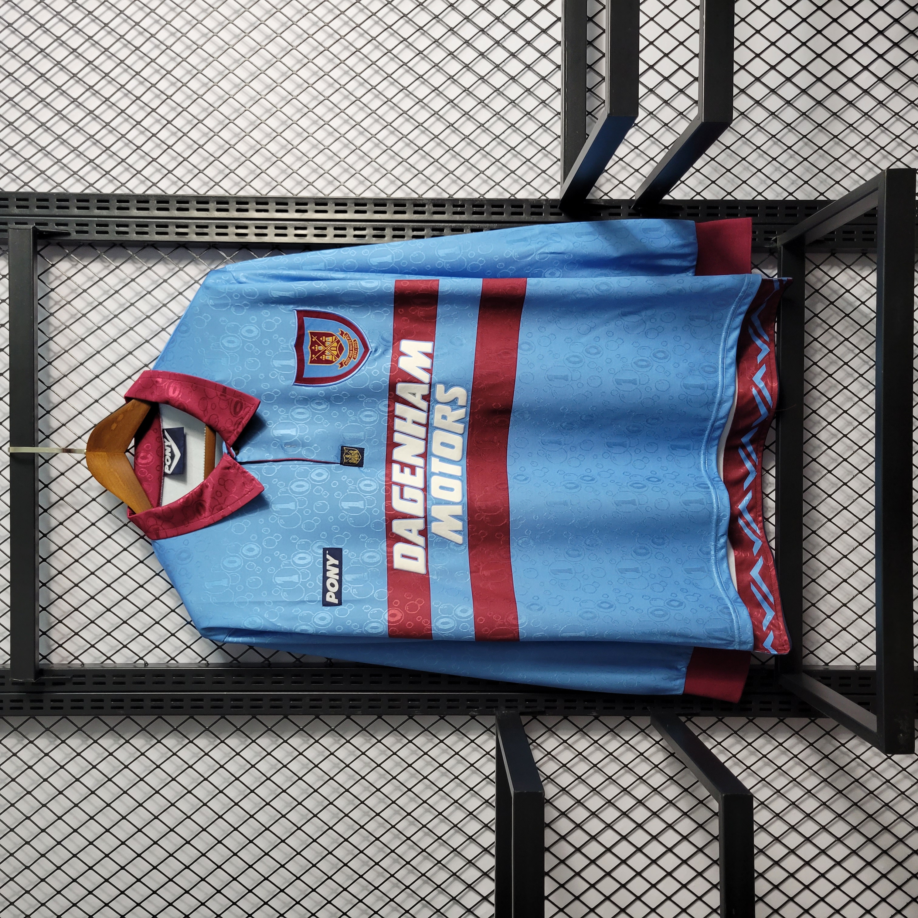 Retro 1995-97 West Ham Long Sleeves away S-XXL