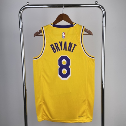 2023 NBA Los Angeles Lakers yellow version S-XXL