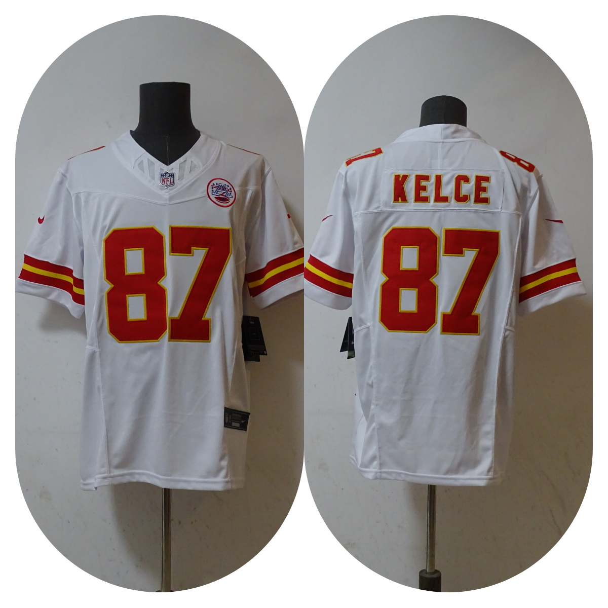 2024 NFL Kansas City Chiefs white S-3XL