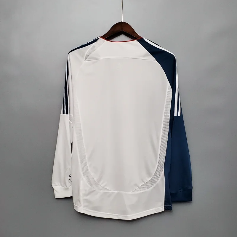 Retro 2006-07 Long Sleeve Liverpool Soccer Jersey Away