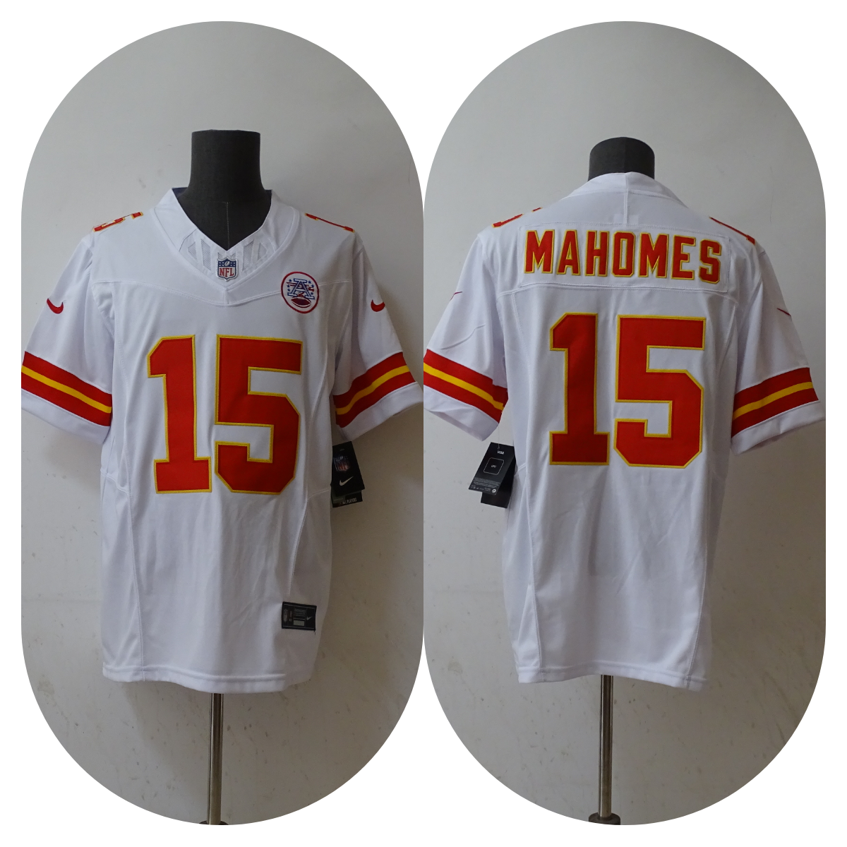2024 NFL Kansas City Chiefs white S-3XL