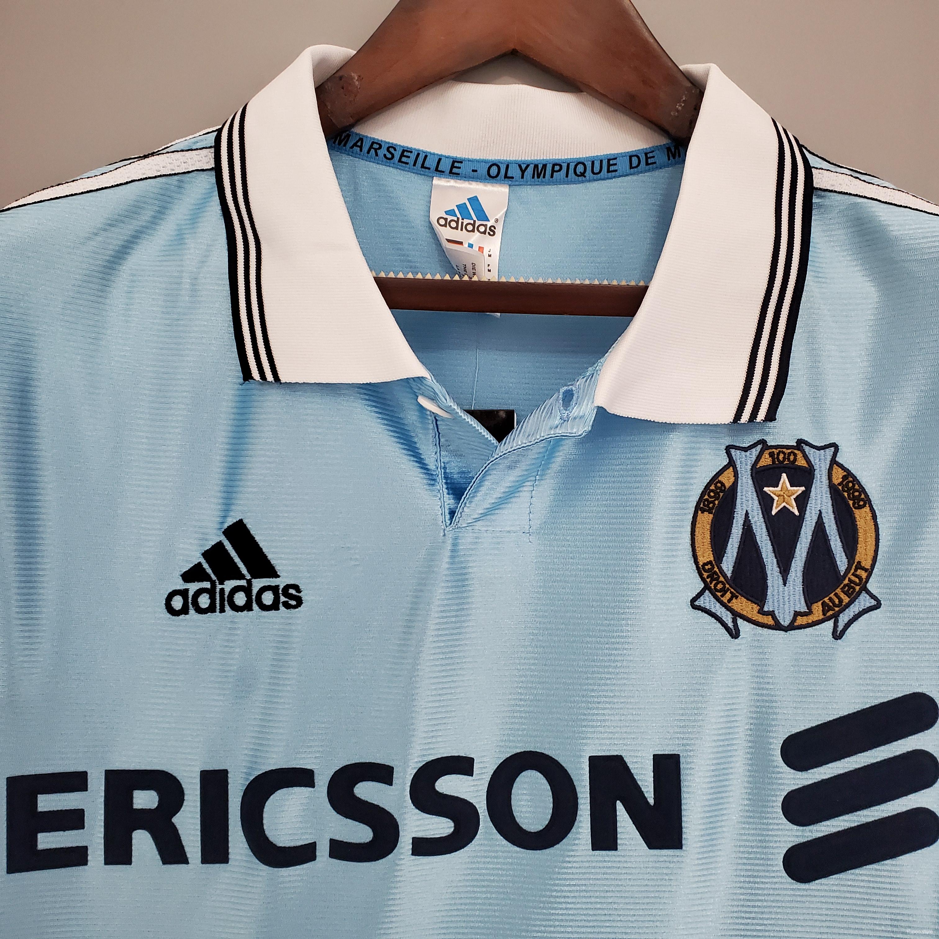 Retro 98/99 Marseille away Soccer Jersey