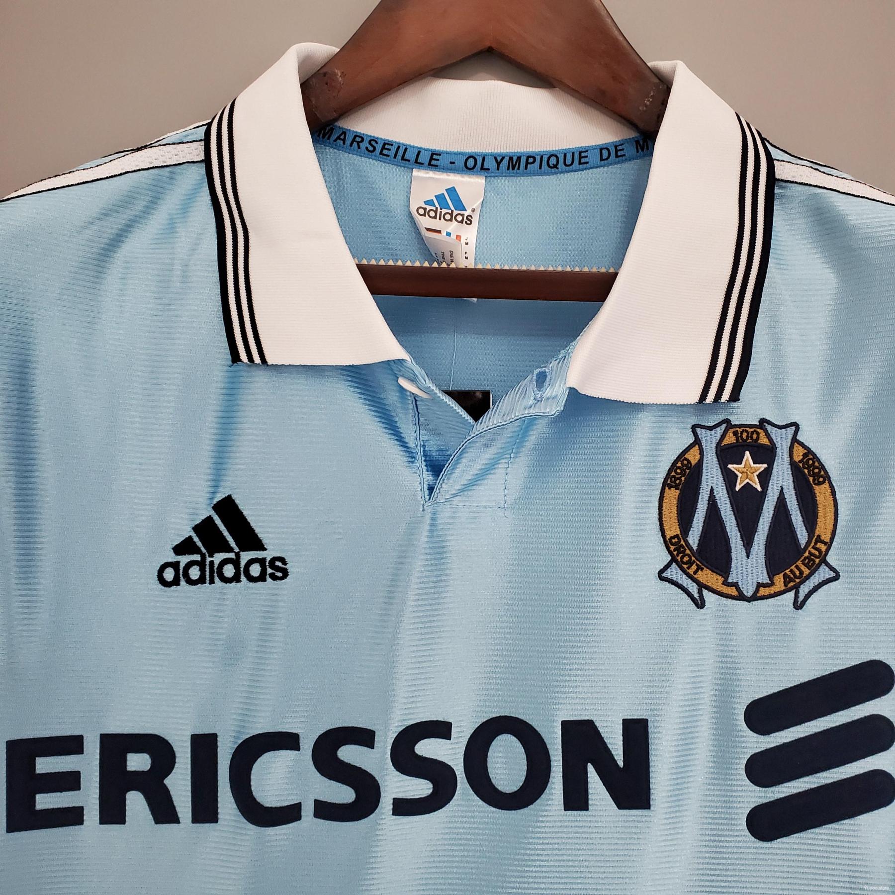 Retro 98/99 Marseille away Soccer Jersey