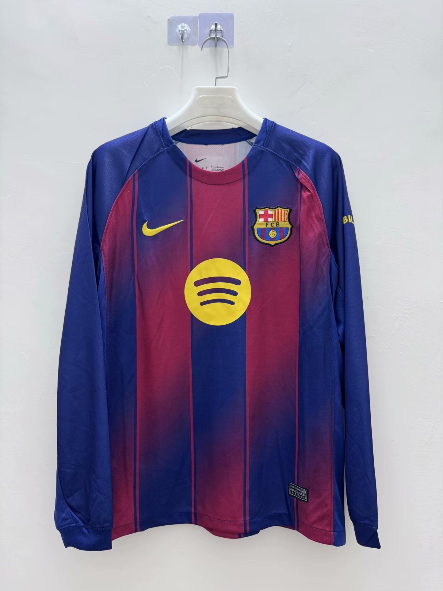 25/26 Barcelona home long sleeve fan version S-XXL