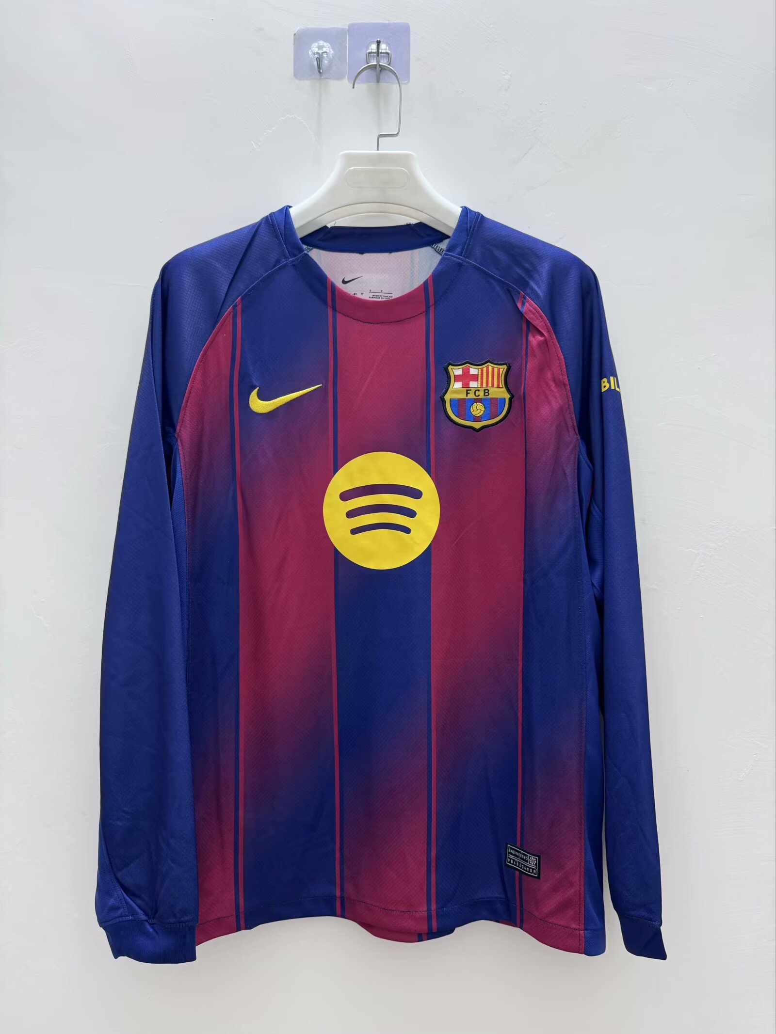 25/26 Barcelona home long sleeve fan version S-XXL