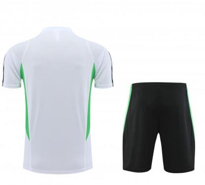 23-24 Manchester United White Short Sleeve+Shorts