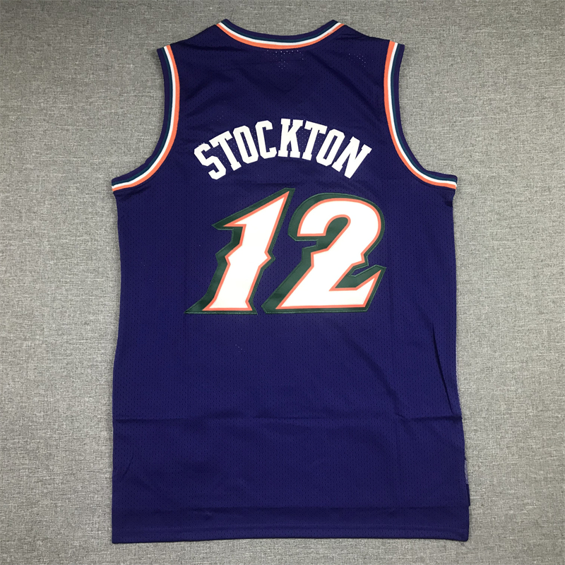 Retro Utah Jazz embroidery version S-XXL