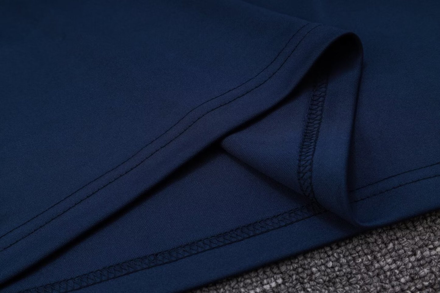 23-24 Real Madrid royal blue Half-Zip Jacket Suit