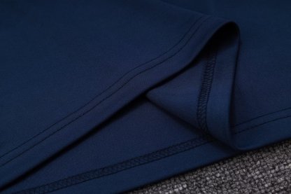 23-24 Real Madrid royal blue Half-Zip Jacket Suit