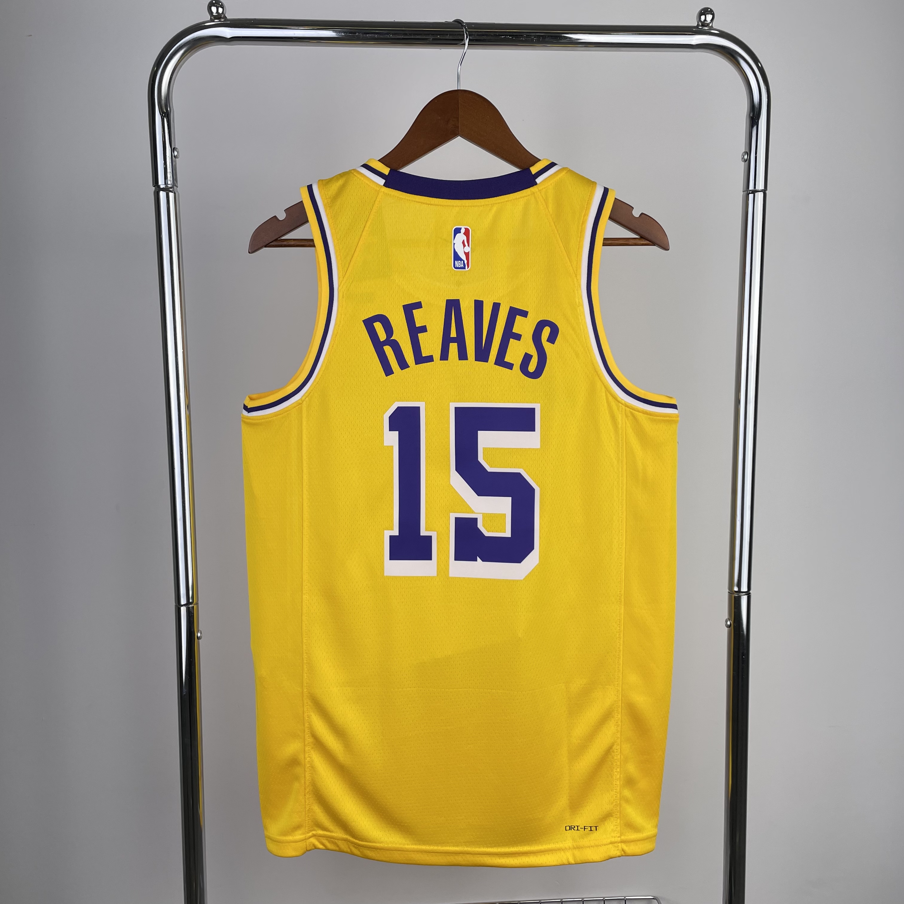2023 NBA Los Angeles Lakers yellow version S-XXL