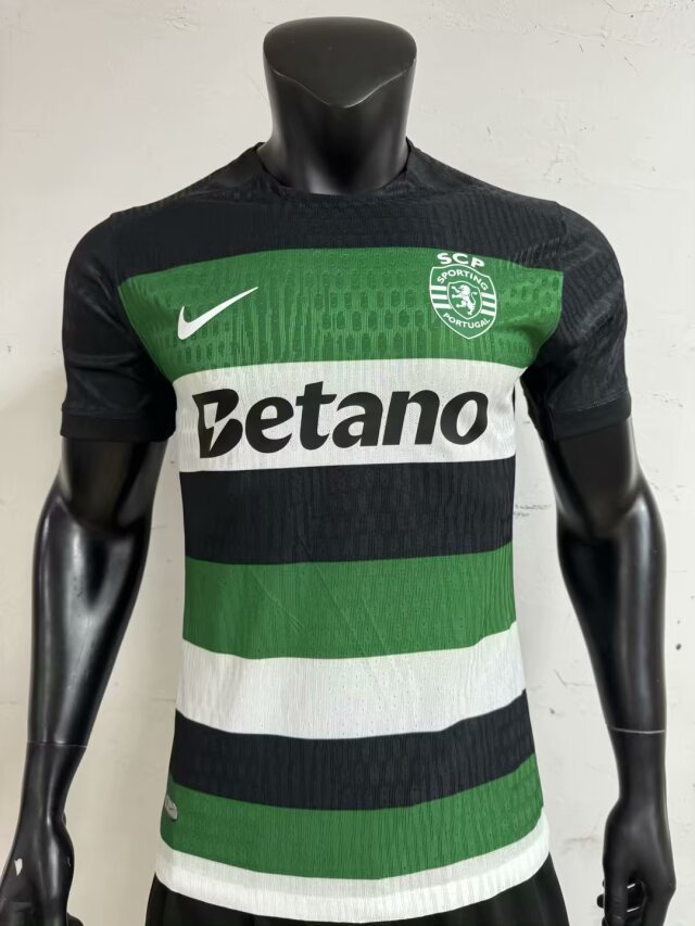 24-25 Sporting Lisbon Black Player Version S-XXL
