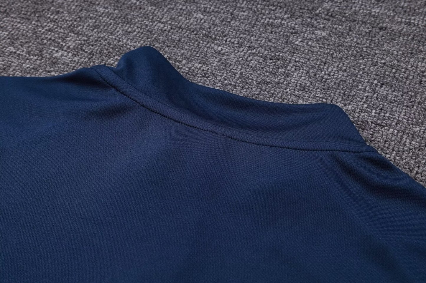 23-24 Real Madrid royal blue Half-Zip Jacket Suit