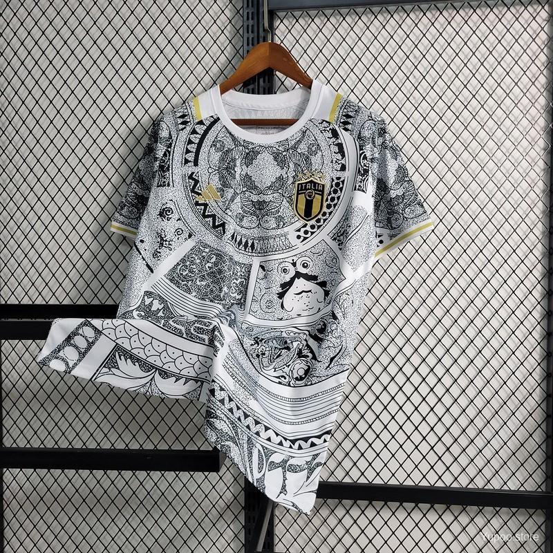 2023 Italy White Special Jersey  S～XXL