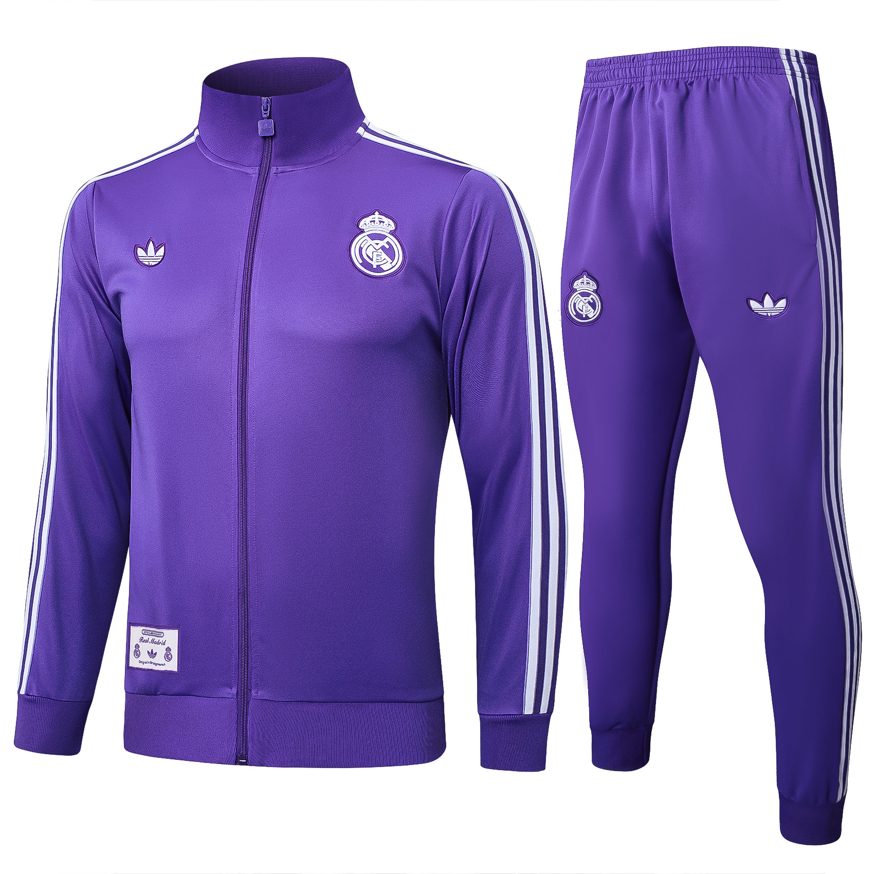 25/26 re@l Medrid Purple Full-Zip Jacket Suit