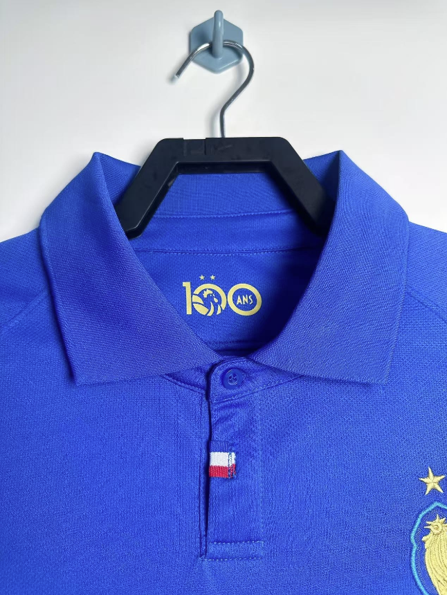  France 100th anniversary blue  jersey S-XXL