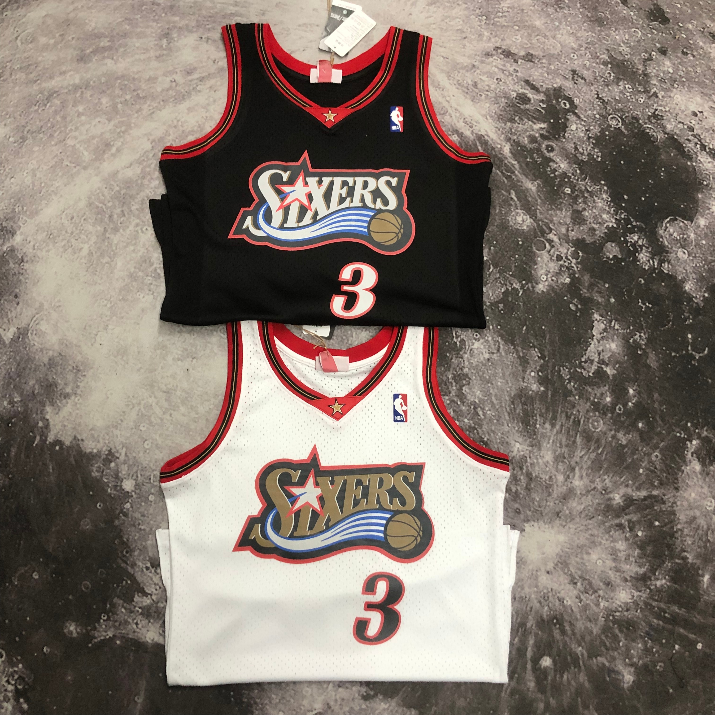 97/98 Philadelphia 76ers NO.3 Hot-pressure retro version S-XXL