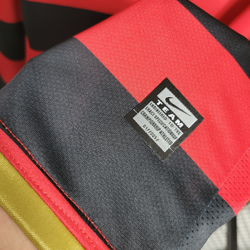 08-09 Flamengo Home Long Sleeve Size S-4XL