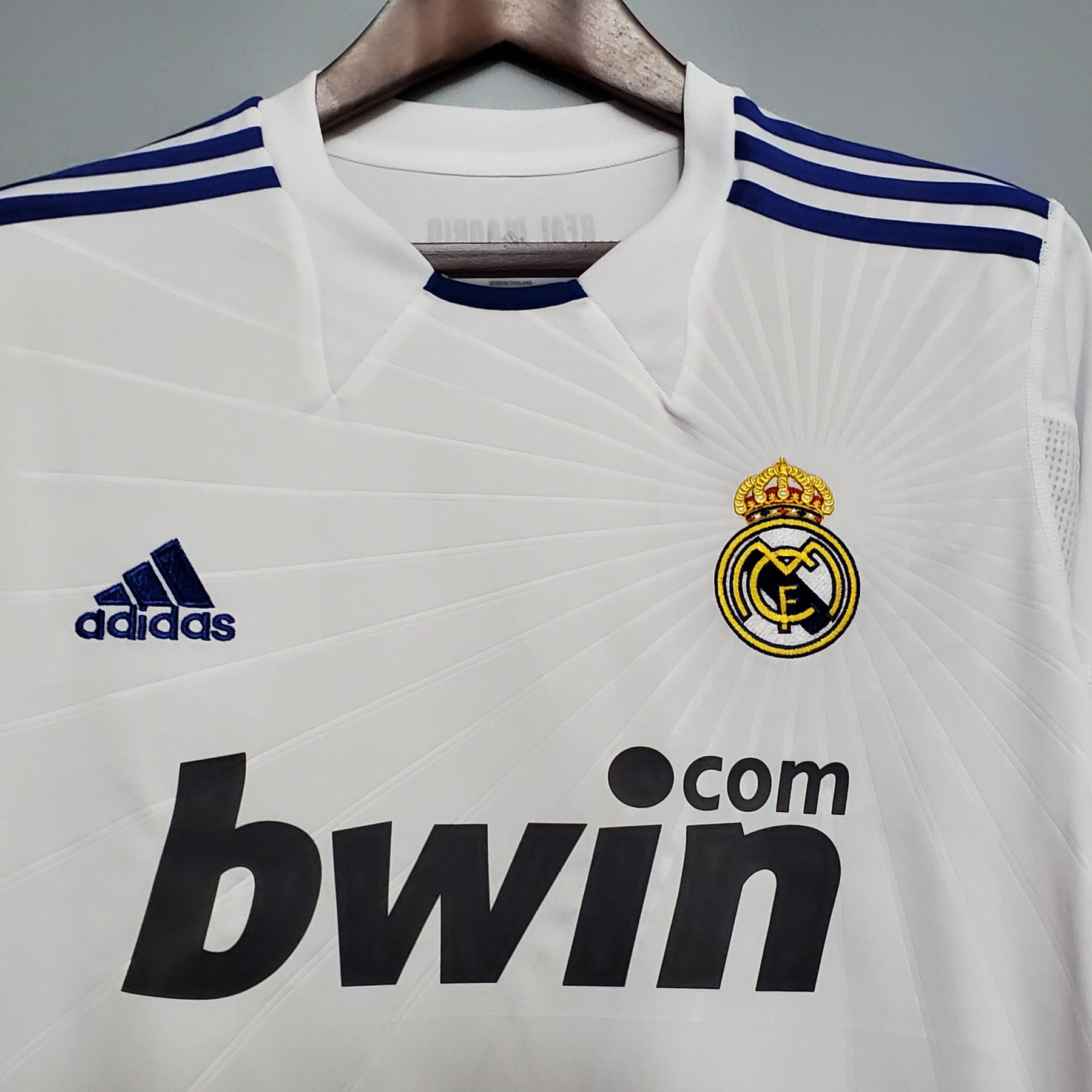 Retro Long Sleeve 10-11 Real Madrid Home Size S-XXL
