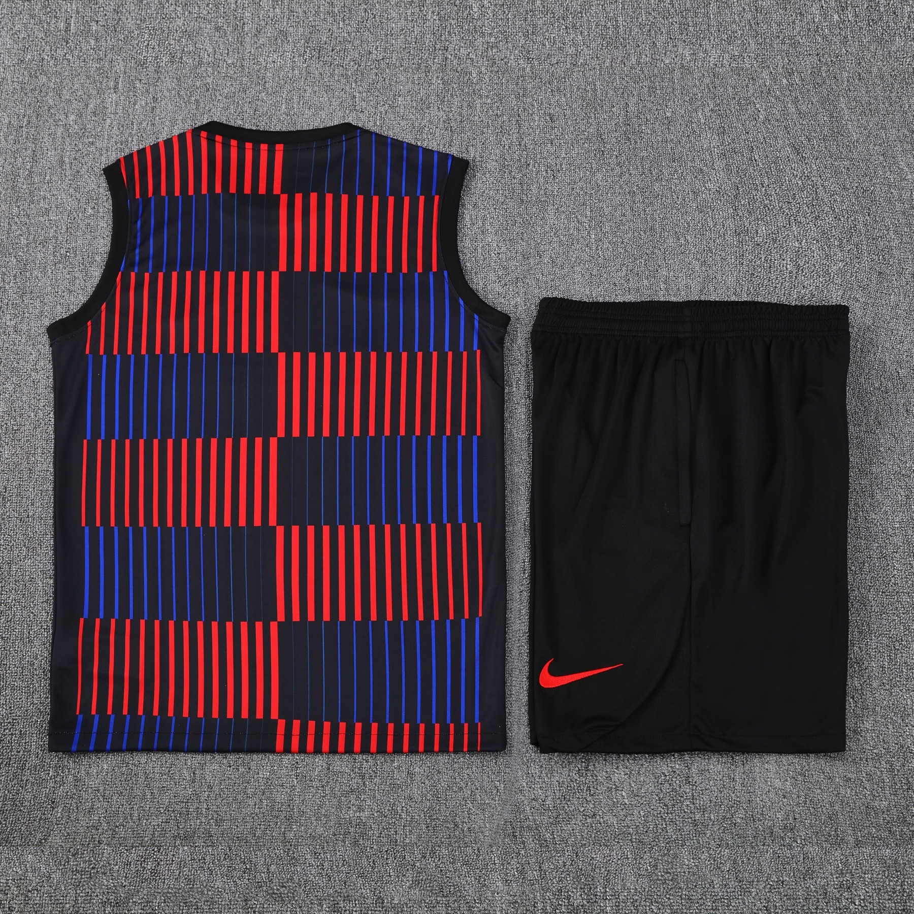 25/26 Barcelona red and blue stripes vest training suit S-XXL