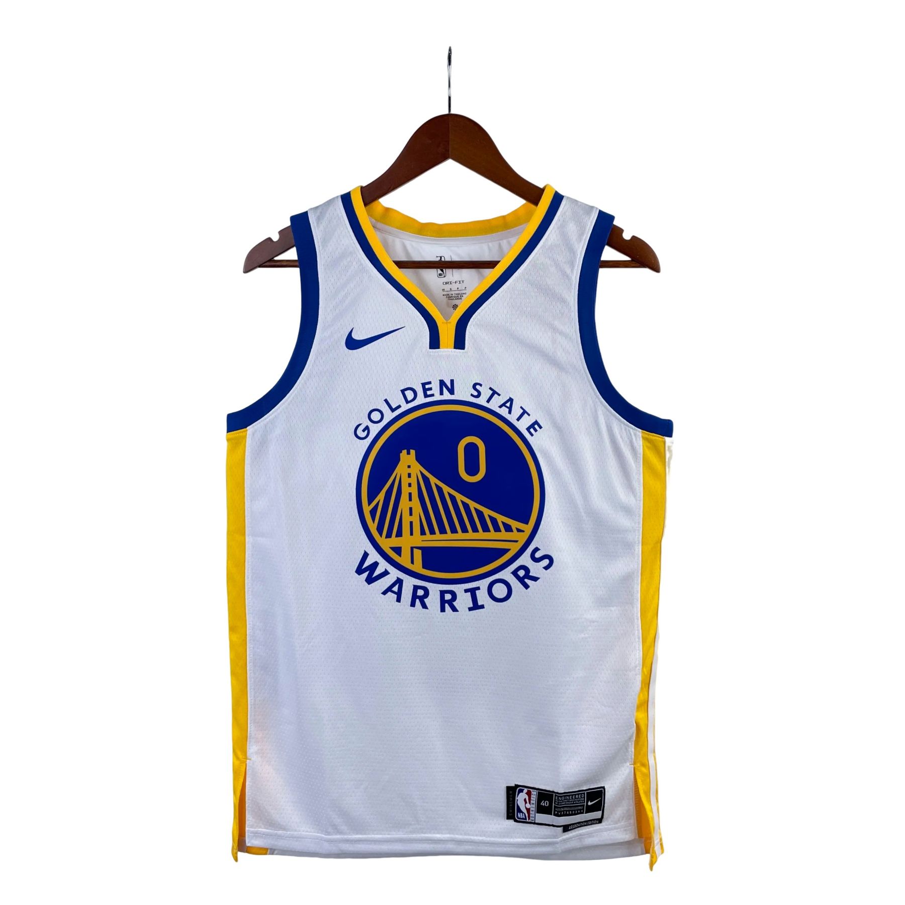 23 Season Warriors V-neck White No.0 Payton II